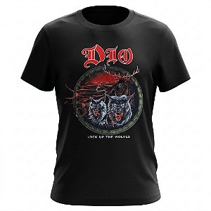 Camiseta Dio - Lock Up The Wolves