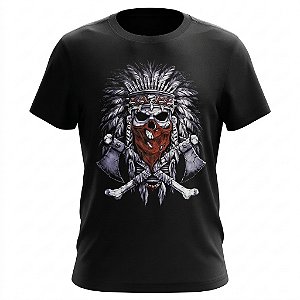 Camiseta Skull - Indio Americano