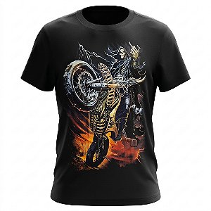 Camiseta Skull - Morte & Moto
