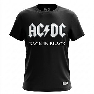 Camiseta Infantil AC/DC - Back In Black