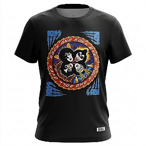 Camiseta Infantil Kiss - Rock And Roll Over