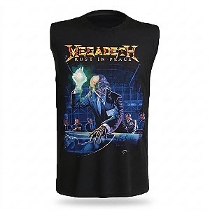 Camiseta Megadeth - Rust In Peace - Regata Machão