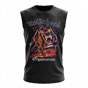 Camiseta Motorhead - Orgasmatron - Regata Machão