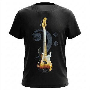 Camiseta Instrumentos - Baixo Vintage