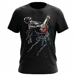 Camiseta Instrumentos - Caveira Guitarra