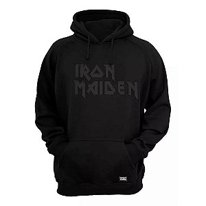 Moletom Iron Maiden - Logo Bordado