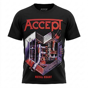 Camiseta Accept - Metal Heart