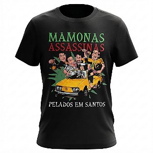 Camiseta Mamonas Assassinas - Pelados Em Santos