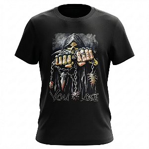 Camiseta Caveira - Game Over