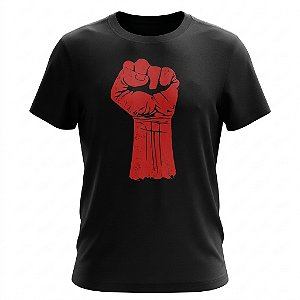 Camiseta Resistência Punho Cerrado - RED