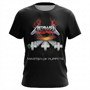 Camiseta Metallica - Master Of Puppets - Piticas