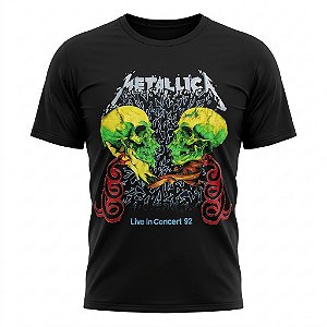 Camiseta Metallica - Live In Concert 92