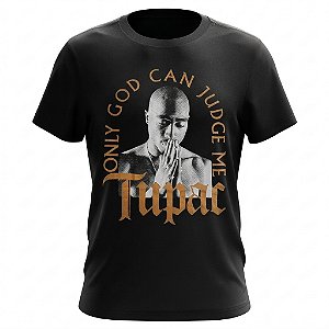Camiseta Tupac - Only God Can Judge Me