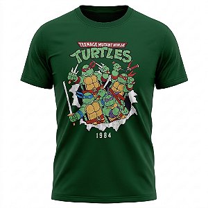 Camiseta Tartarugas Ninja 1984