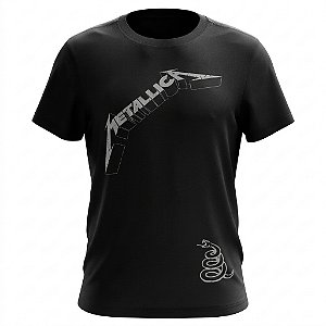 Camiseta Metallica - Black Album - Consulado do Rock