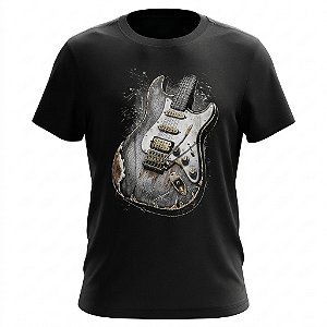 Camiseta Instrumentos - Guitarra Retrô