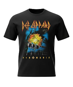 Camiseta Def Leppard - Pyromania