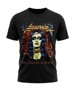 Camiseta Brutal Wear Sarcofago - The Laws Of Scourge