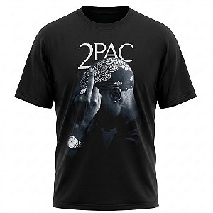 Camiseta Oversized Tupac 2Pac Middle Finger