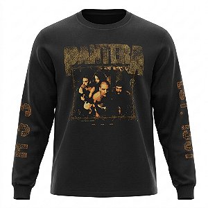 Camiseta Pantera - Band Photo - Manga Longa