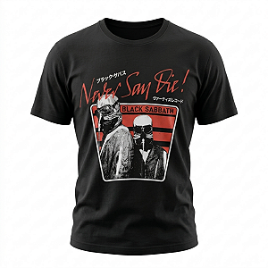 Camiseta Black Sabbath Never Say Die Oficial