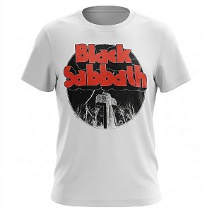 Camiseta Black Sabbath - Graveyard Branca
