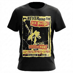 Camiseta Sex Pistols - Never Mind