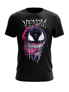Camiseta Marvel Homem Aranha Venom Face