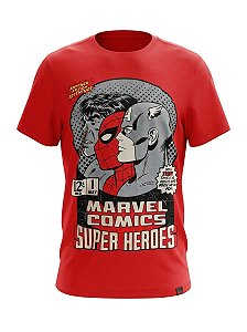 Camiseta Marvel - Comics Super Heroes
