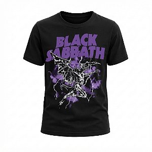 Camiseta Infantil Black Sabbath Henry Purple Oficial