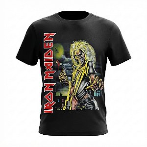 Camiseta Infantil Iron Maiden Killers Oficial