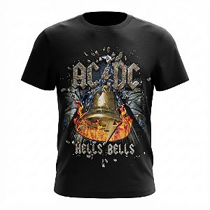 Camiseta Infantil AC/DC Hells Bells Oficial