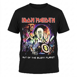 Camiseta Iron Maiden Out of the Silent Planet Oficial