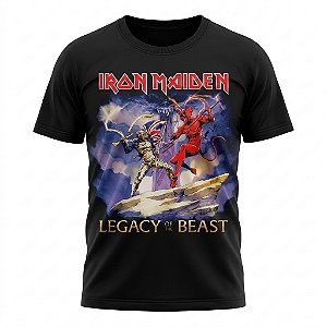 Camiseta Iron Maiden Legacy of the Beast Oficial