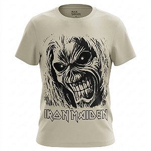 Camiseta Iron Maiden - Eddie Killers Bege