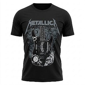 Camiseta Metallica - Guitarra Kirk Hammett