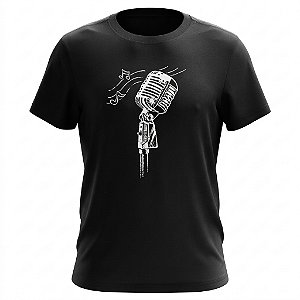 Camiseta Instrumentos - Microfone