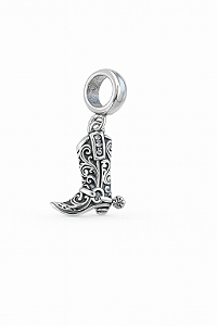 Berloque bota cowtry agro prata 925