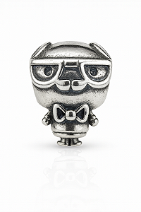 Berloque avô homem com óculos prata 925