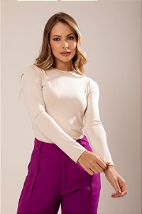 Blusa Manga Longa Marcia Vanilla