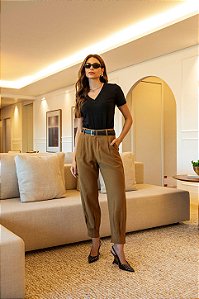 Calça Cenoura Geana Bronze