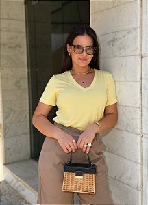 T-shirt Gola V Sol Amarelo Manteiga
