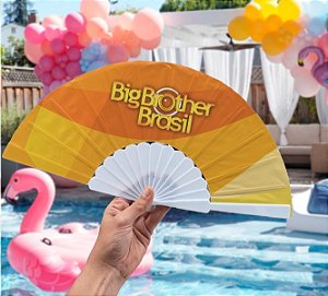 Leque Plástico Personalizado - Mín 1000