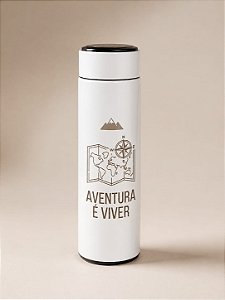 Lote 100 Garrafas Térmicas Inox Brinde Personalizado a Laser Atacado