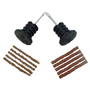 Kit de Reparo Macarrão Session Para Vedar Corte Pneu Tubeless Fixação no Guidão