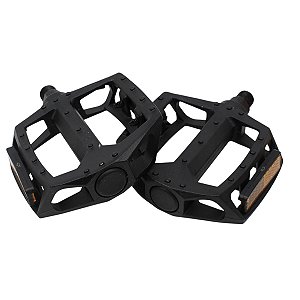 Pedal Plataforma Bicicleta GTS em Aluminio Rosca Grossa 9/16 Serve MTB BMX Enduro Caiçara
