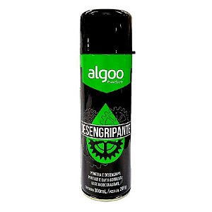 Desengripante Óleo Spray Algoo Biodegradável 300ml para Limpeza Bicicletas