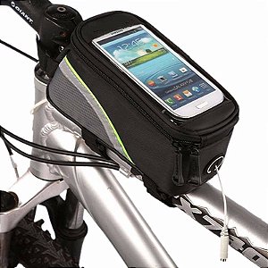 Bolsa Porta Celular Para Quadros Bicicletas Tamanho M Serve até 5.5 polegadas