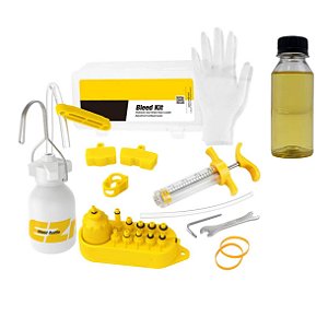 Kit de Sangria Freios à Disco Hidraúlico Shimano Sram Avid com Funil Seringa + 100ml Óleo