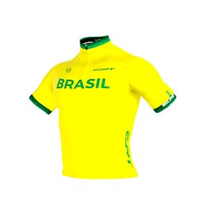 Camisa Ciclismo ERT New Elite Bandeira Do Brasil Xtreme Dry Uv 50